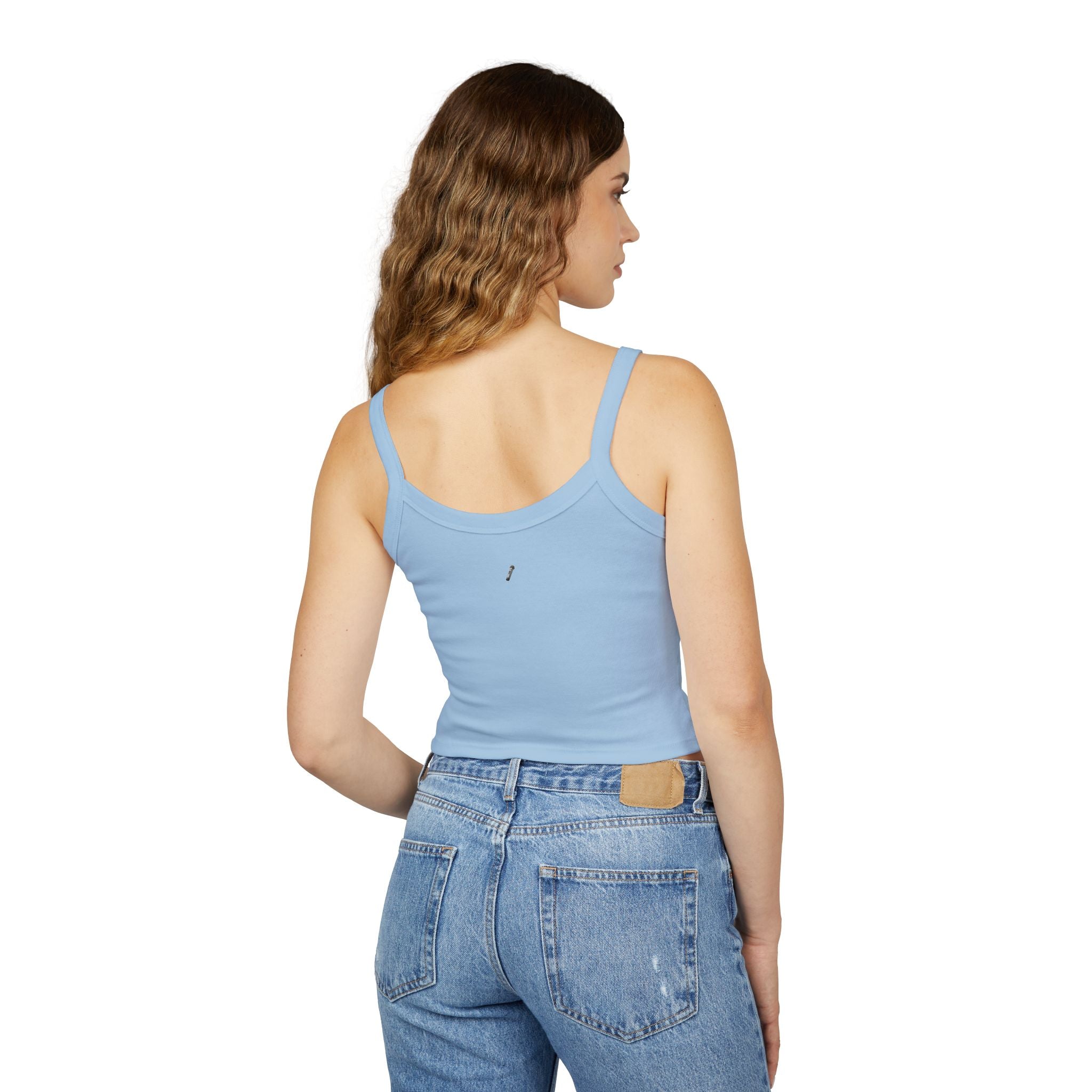 "VJ Ricco"🎤 Women’s Music Vibe Spaghetti Strap Tank – Summer Style, Festival Ready